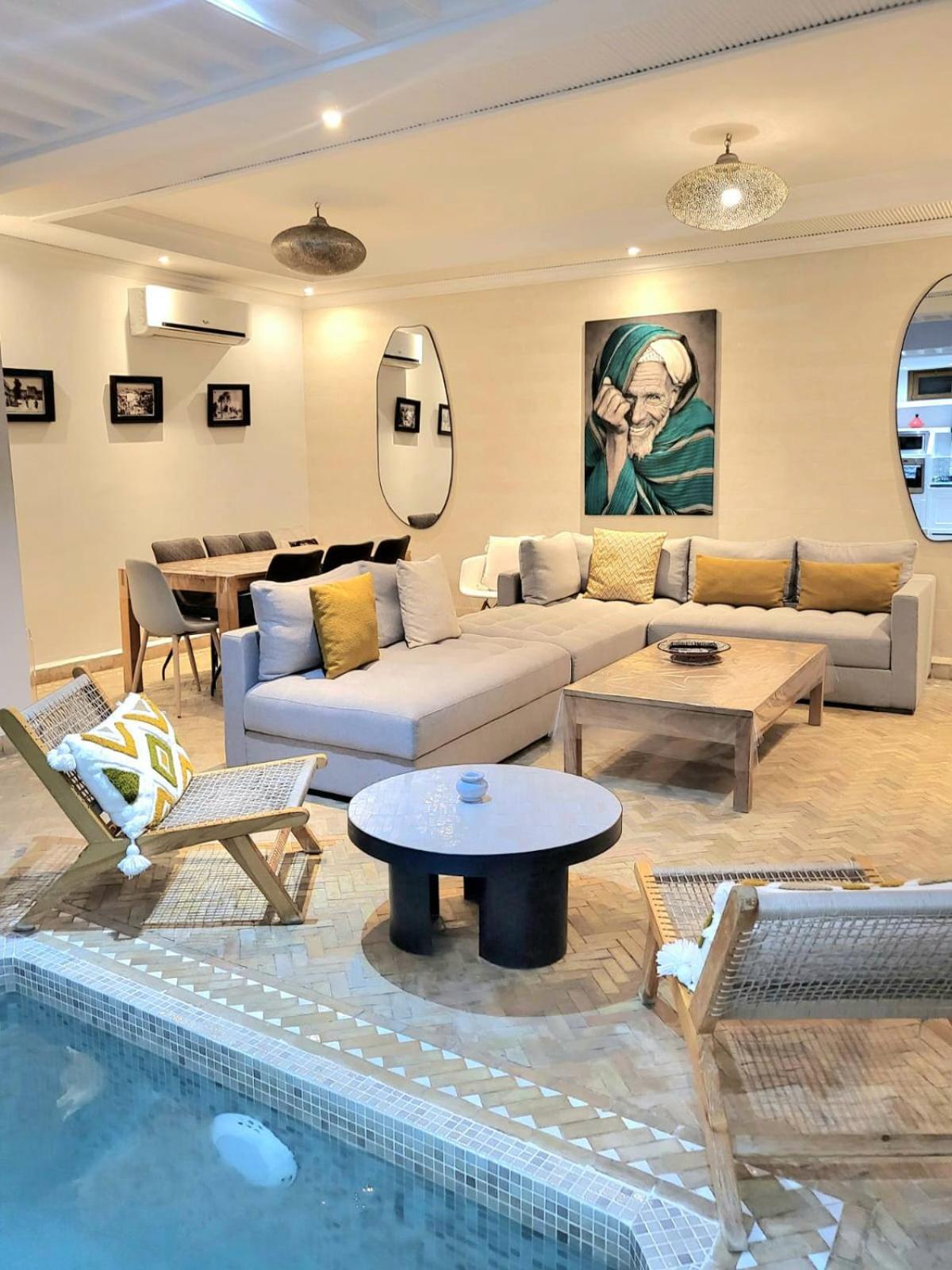 Riad Melilo Avec Piscine Chauffee مراكش المظهر الخارجي الصورة