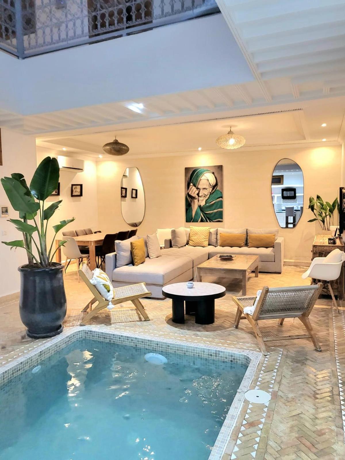 Riad Melilo Avec Piscine Chauffee مراكش المظهر الخارجي الصورة